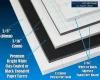 3/16" White 1 Side Self Adhesive Foam Core Boards  :22 X 28
