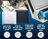 3/8"  White Acid Free Buffered Foam Core Boards  Custom Size