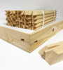 Canvas Stretcher Bars 38" 1 PC 2.5" Heavy Duty Canvas Stretcher Frames, Extra Large Stretcher Bars for Canvas Paintings,Prints.Solid Wood Frame for Canvas Stretching Custom Size 8-144", Kiln Dried Pine