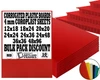 Neon Red 14x22 4mm Corrugated Plastic Sheets - Image 1