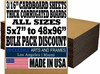16X16 #200 Single  Wall Corrugated Sheets :Bundle of 50