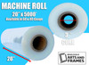 20" x 5000' 60 Gauge Machine Stretch Film Rolls - Industrial Stretch Wrap for Pallets