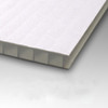 10mm Corrugated plastic sheets: 48 X 48: 100% Virgin White : Single pc