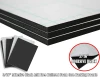 3/16" Black 1 Side Self Adhesive Foam Core Boards  : 48 X 72