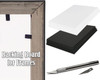 3/16" Black 1 Side Self Adhesive Foam Core Boards  custom size