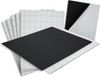 3/16" Black 1 Side Self Adhesive Foam Core Boards  custom size