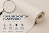 63" Canvas Rolls for Painting Large Blank Canvas Fabric by the Yard 6|25|50|100 Yd 7oz Unprimed Artist Canvas Roll-Cotton Duck, Unstretched Cloth, Quality Fabric for Painters, SDK Murals, Backdrops