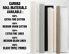 84" Canvas Rolls for Painting Large Blank Canvas Fabric by the Yard 6|25|50|100 Yd 13oz Primed Artist Canvas Roll-Cotton Duck, Unstretched Cloth, Quality Fabric for Painters, SDK Murals, Backdrops