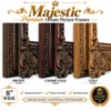 20x24 Ornate Picture Frame - 8-Inch Majestic European Royal Vintage Antique Style Frame
