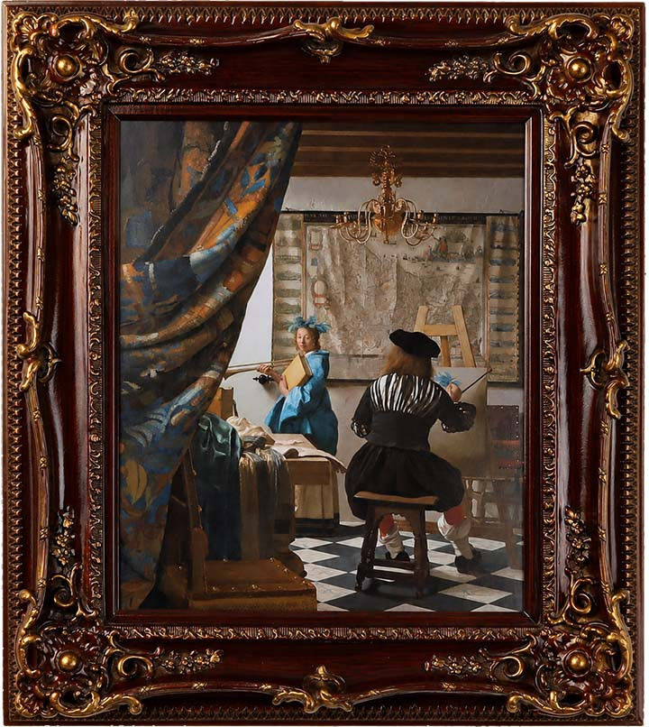 72x120 Ornate Picture Frame - 6-Inch Victorian European Royal Vintage Antique Style Frame