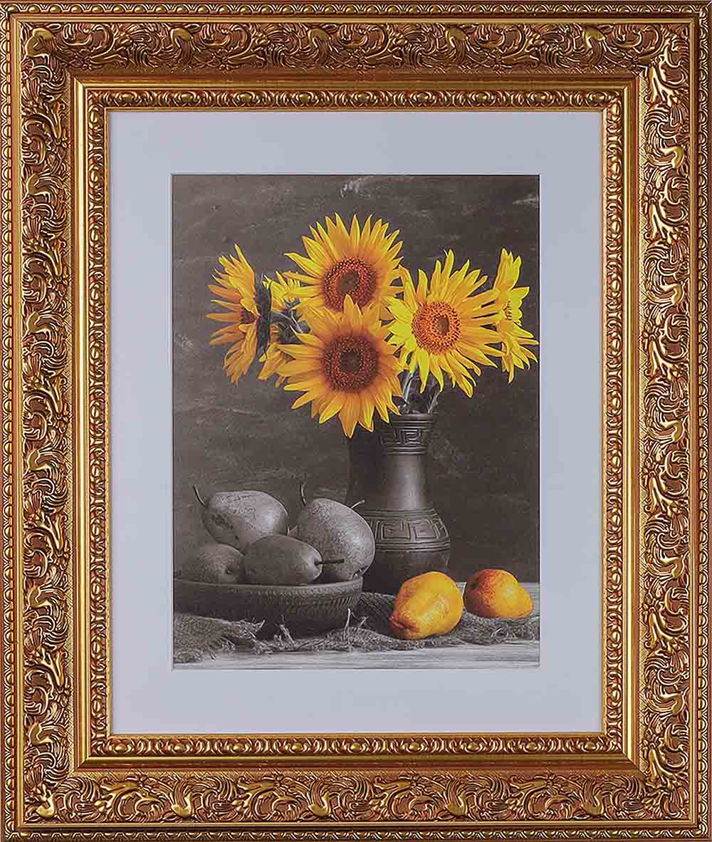 Picture Frames, Poster Frames & Canvas Frames -24x32 Wall Picture Frame, Vintage Ornate Antique Style, Popular Picture Frame Sizes, Gold & Silver, 3348