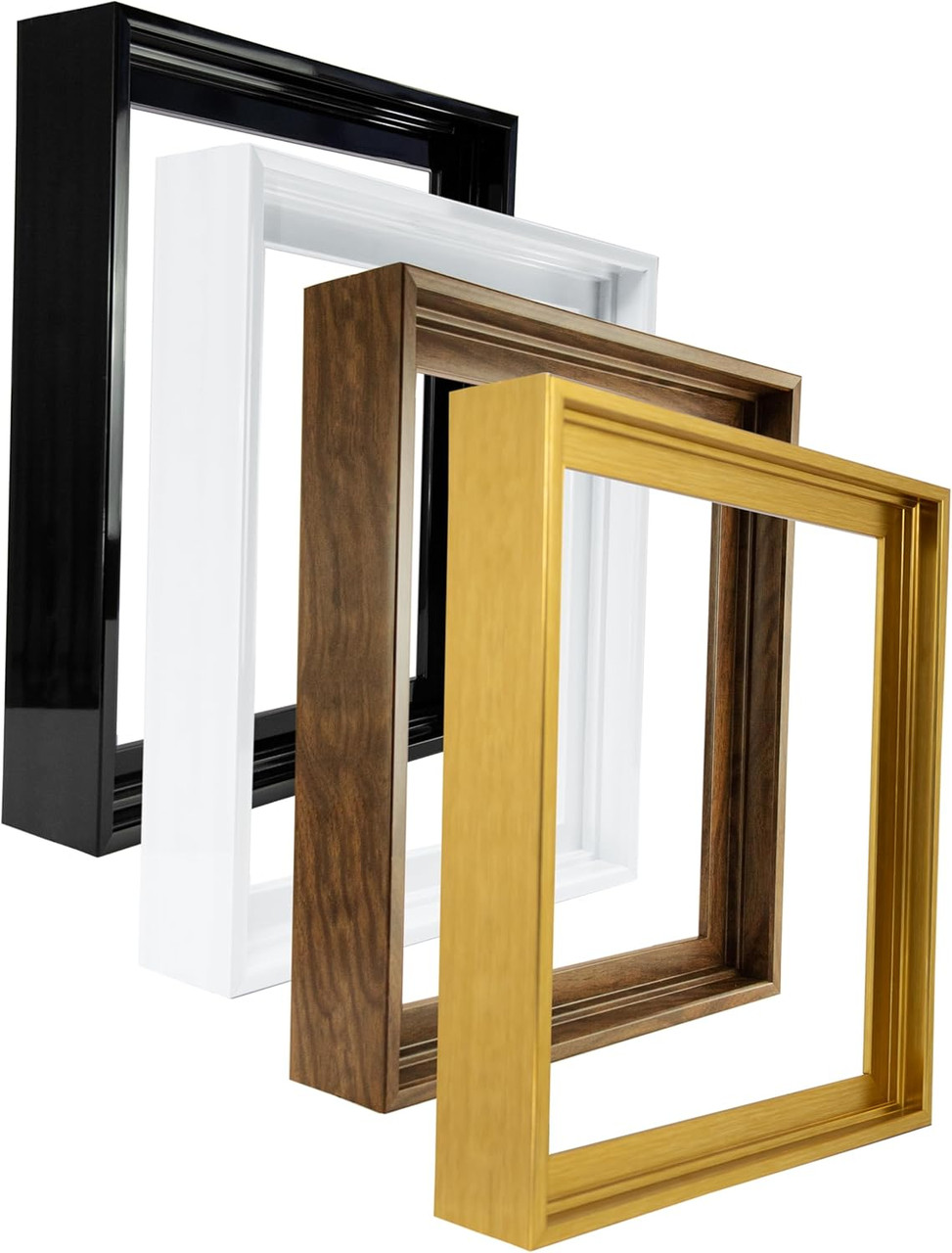 modern floating frame for canvas artwork