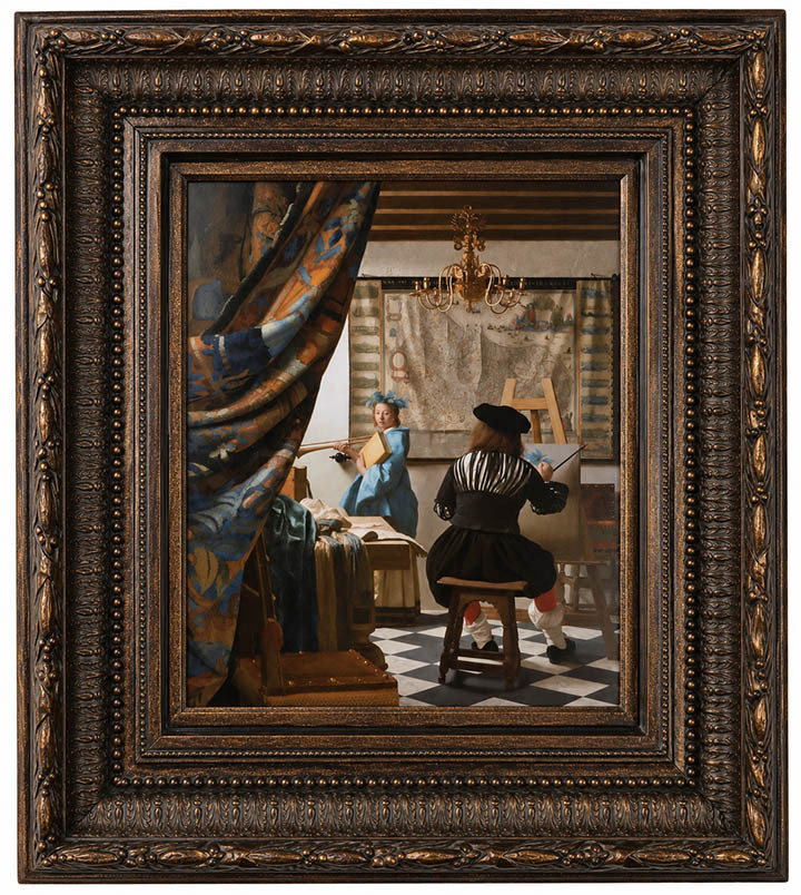 72x120 Ornate Picture Frame - 8-Inch Royal European Royal Vintage Antique Style Frame