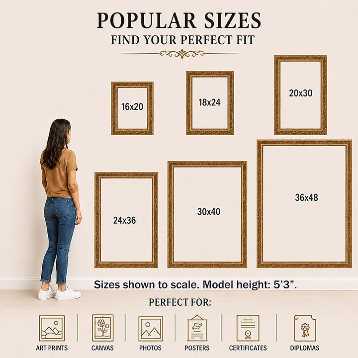 3" Polystyrene Picture Frame 1946: 48X72*