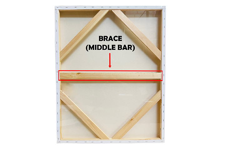 0.75" 28" 50 PK Canvas Brace Bar Wood Frame for Canvas Stretching.Canvas Stretcher Frames.Brace Bar for Needlework.Oil Paintings.Extra Large Canvas 20-72" Custom Size Brace Bar