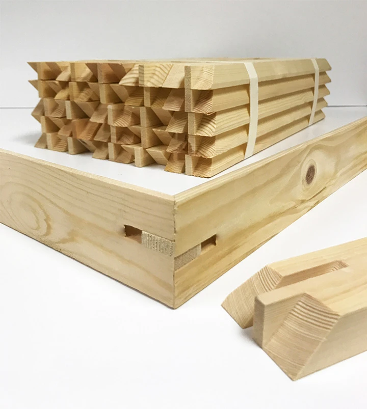 Canvas Stretcher Bars 8" 1 PC 2.5" Heavy Duty Canvas Stretcher Frames, Extra Large Stretcher Bars for Canvas Paintings,Prints.Solid Wood Frame for Canvas Stretching Custom Size 8-144", Kiln Dried Pine