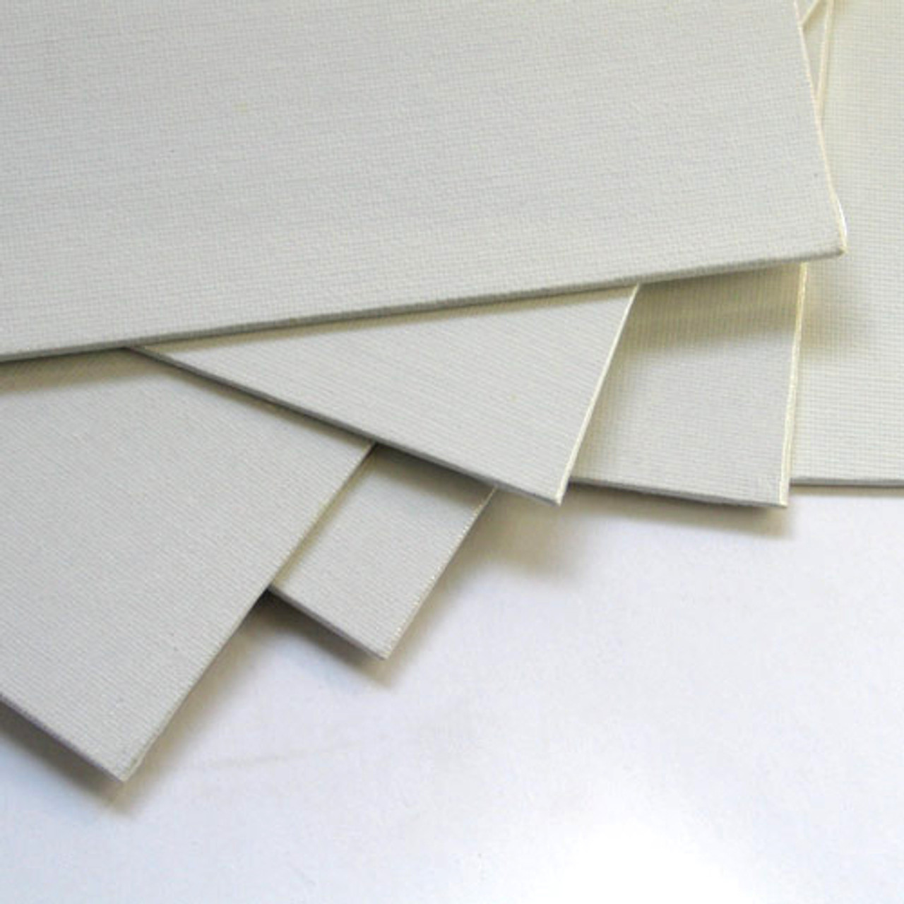 CANVAS PANELS - 13.5 OZ ( 420GSM )- PACK OF 4 - (6.0 x 6.0 inch)