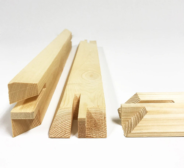 Canvas Stretcher Bars 26" 30 Pk 2.5" Heavy Duty Canvas Stretcher Frames, Extra Large Stretcher Bars for Canvas Paintings,Prints.Solid Wood Frame for Canvas Stretching Custom Size 8-144",Kiln Dried Pine