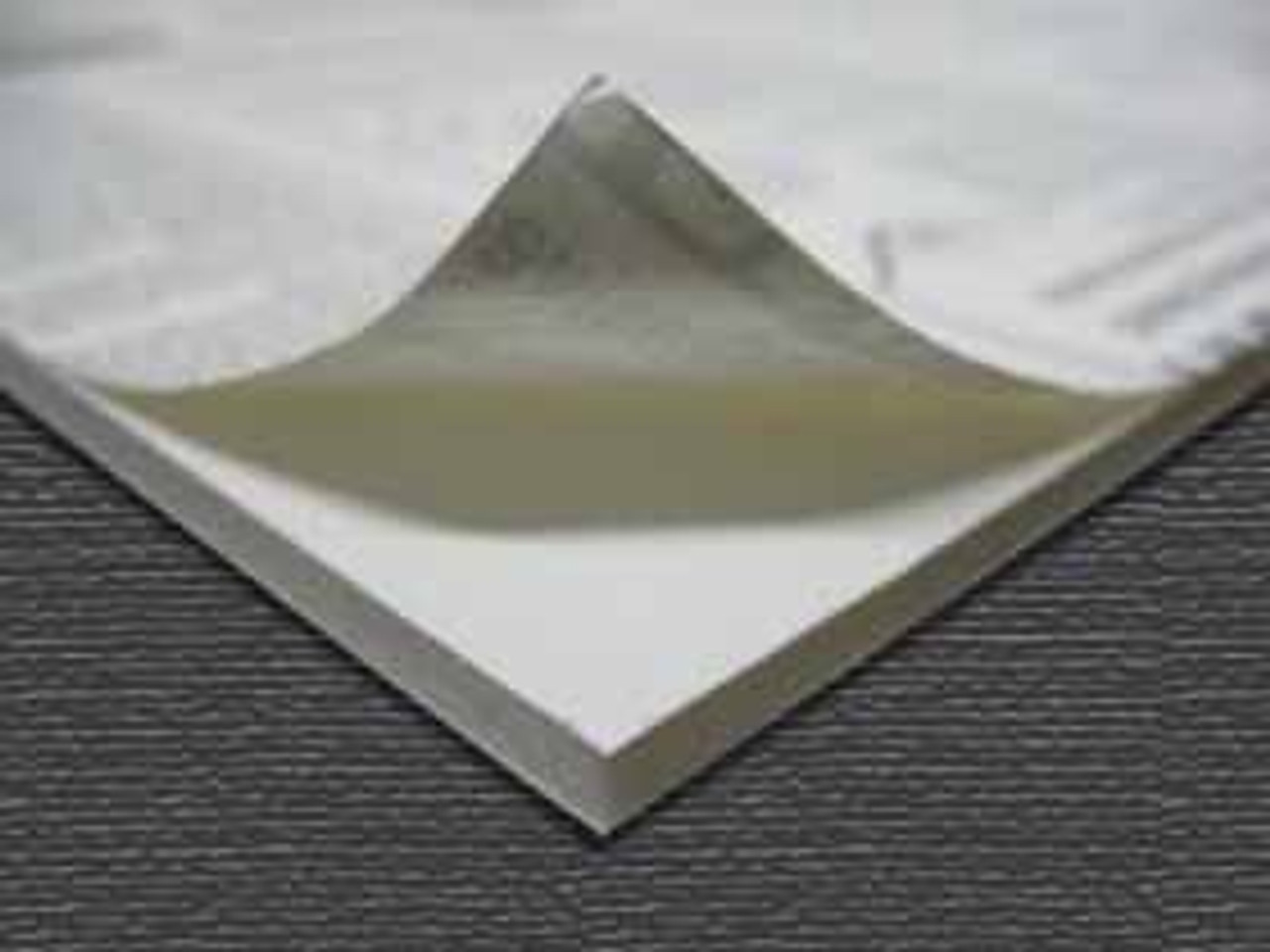 3/16" White 1 Side Self Adhesive Foam Core Boards : 24 X 48