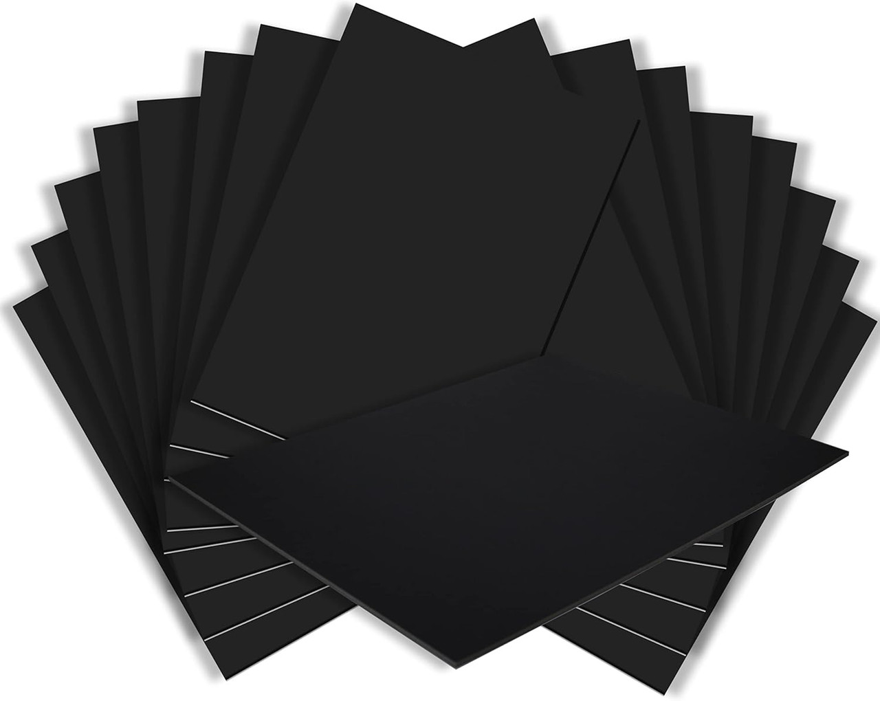 3/16" Black Buffered Foam Core Boards  Custom Size