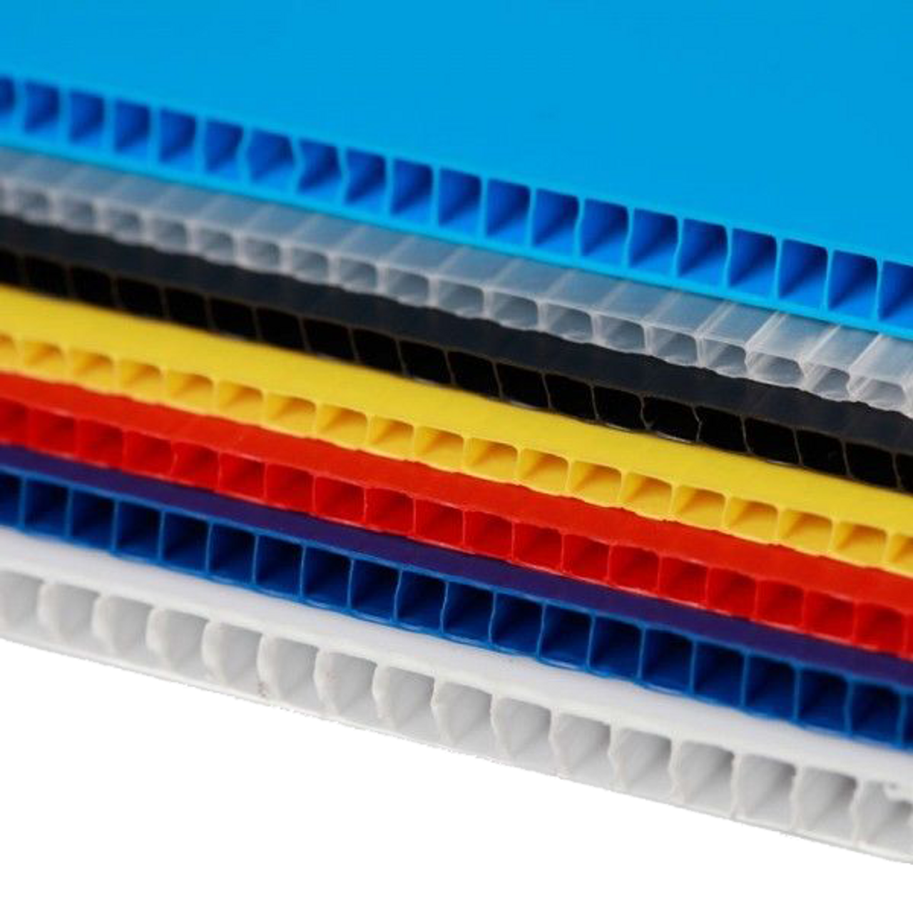 4mm Corrugated plastic sheets: 24 X 24 :10 Pack 100% Virgin White