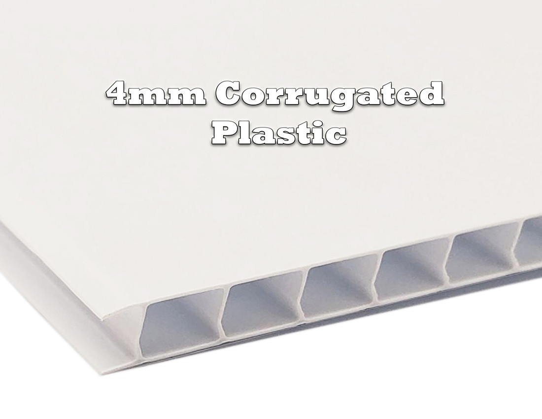 White 60x120 4mm Corrugated Plastic Sheets - Image 3
