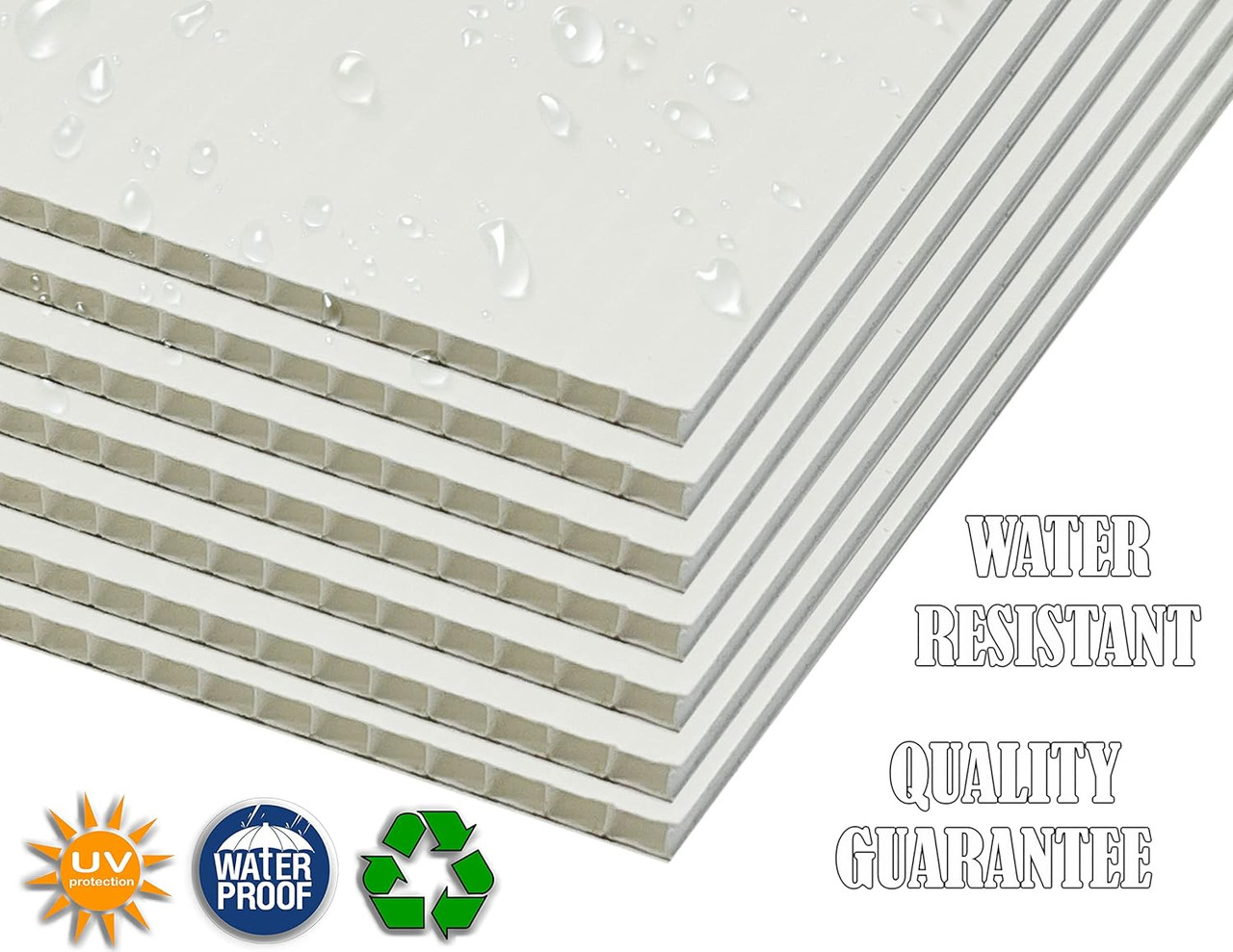 4mm Corrugated Plastic Sheets 10 pack  Custom Size