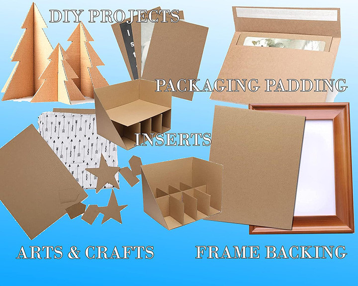 8x8 #200 Single  Wall Corrugated Sheets :Bundle of 100