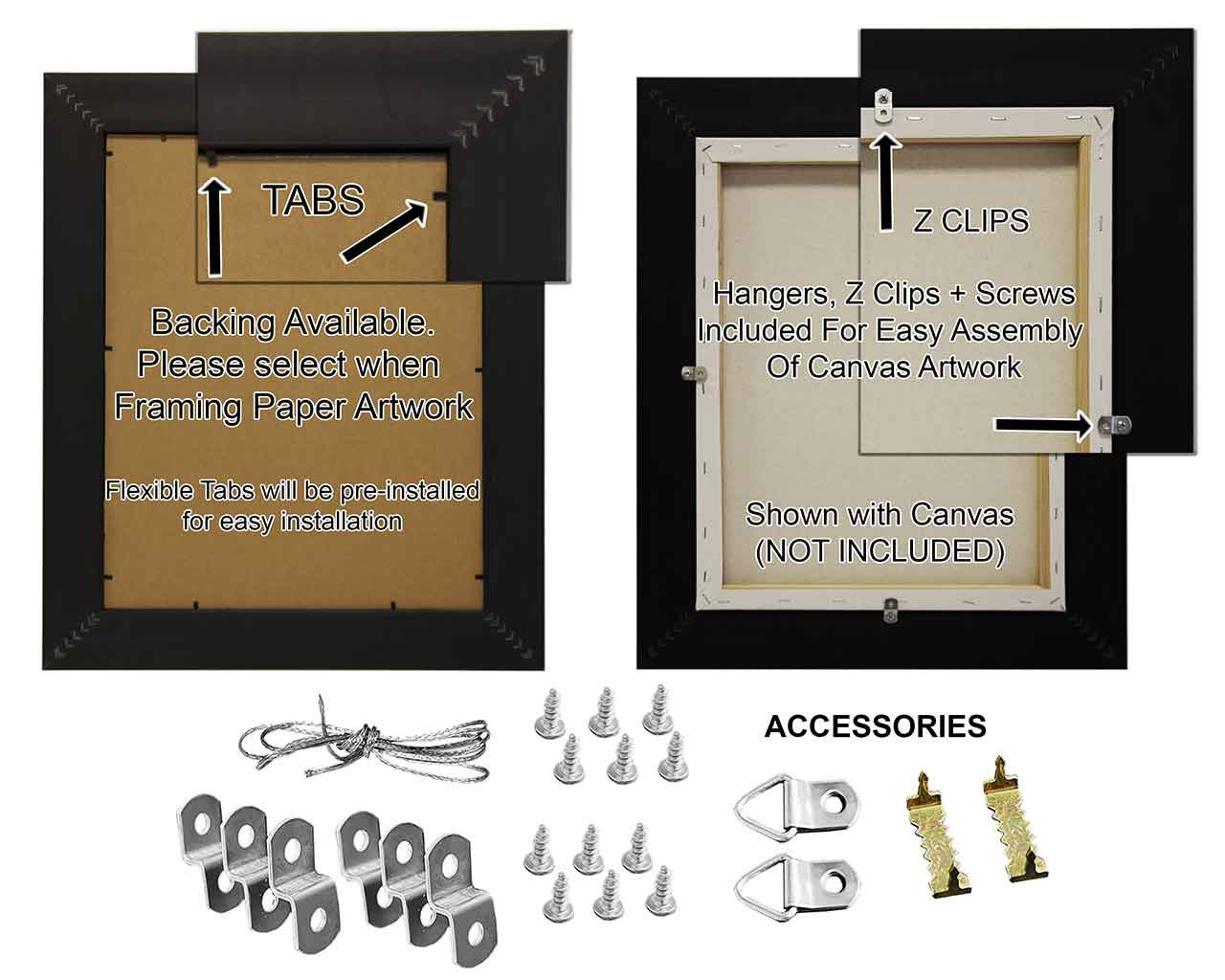 3 Inch Deluxe Wood Frames: 16X20*