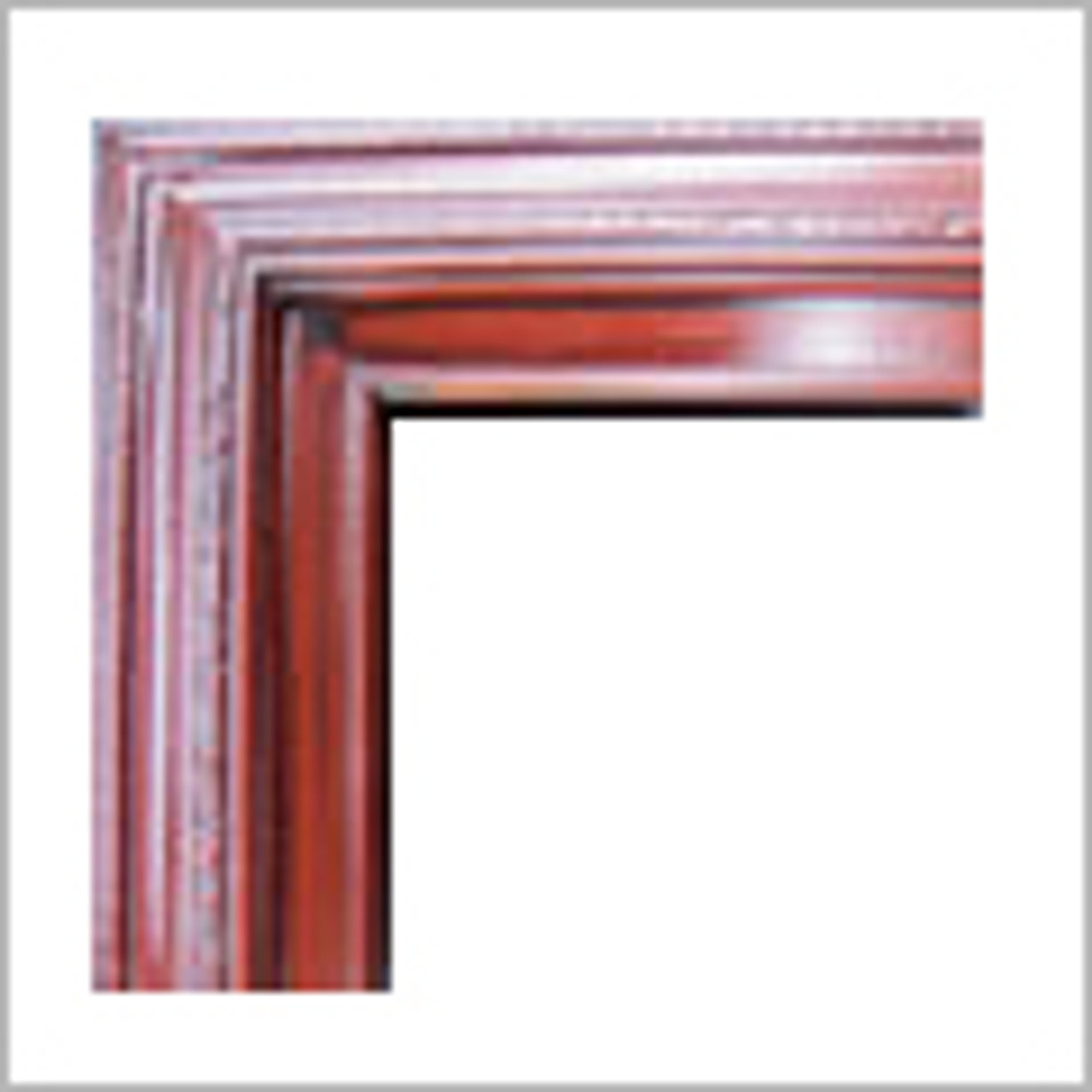 24x30 Frame Red Real Wood Picture Frame Width 0.75 inches