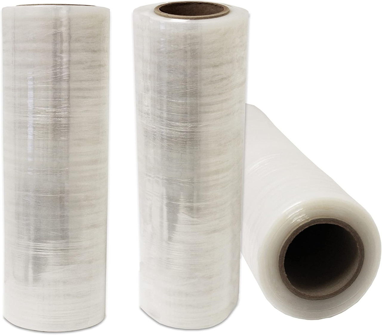 16" x 1500' 60 Gauge Cast Stretch Film Rolls - Industrial Stretch Wrap - Case of 6