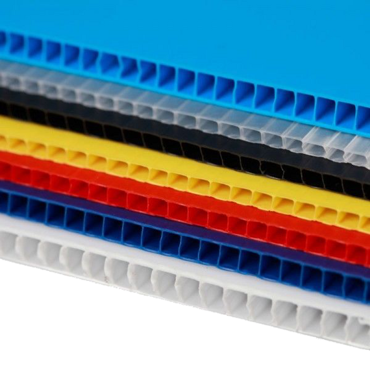 4mm Corrugated plastic sheets: 24 X 48 : 100% Virgin Neon Red Pad : Single pc