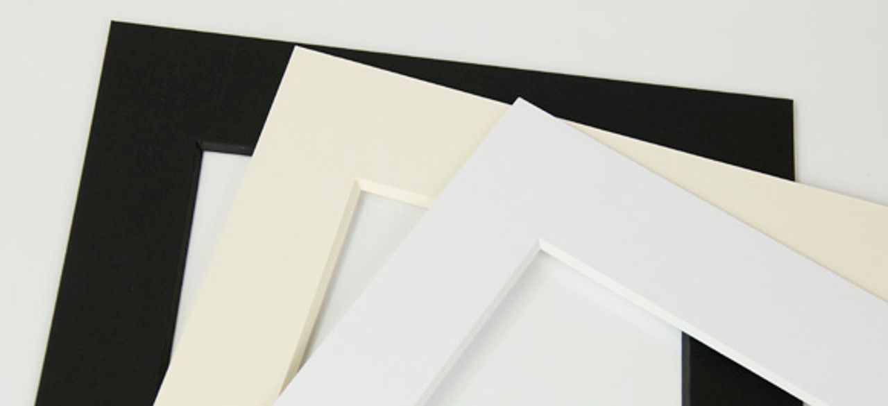 0.120'' 8 ply White core Mats : 20 X 24 For 16 X 20 Artwork