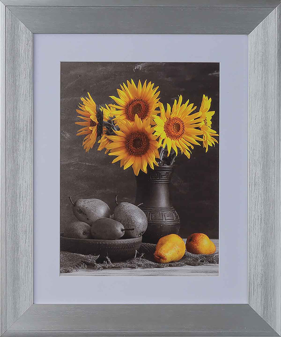 12x12 Picture Frame - Modern 2.5" Wall Poster Frame & Canvas Frame, Black Brown Silver Gold Picture Frames, 631-II