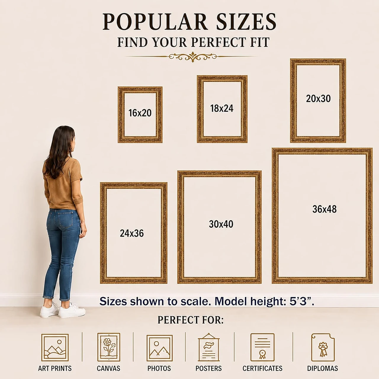 3 Inch Deluxe Wood Frames: 7X7