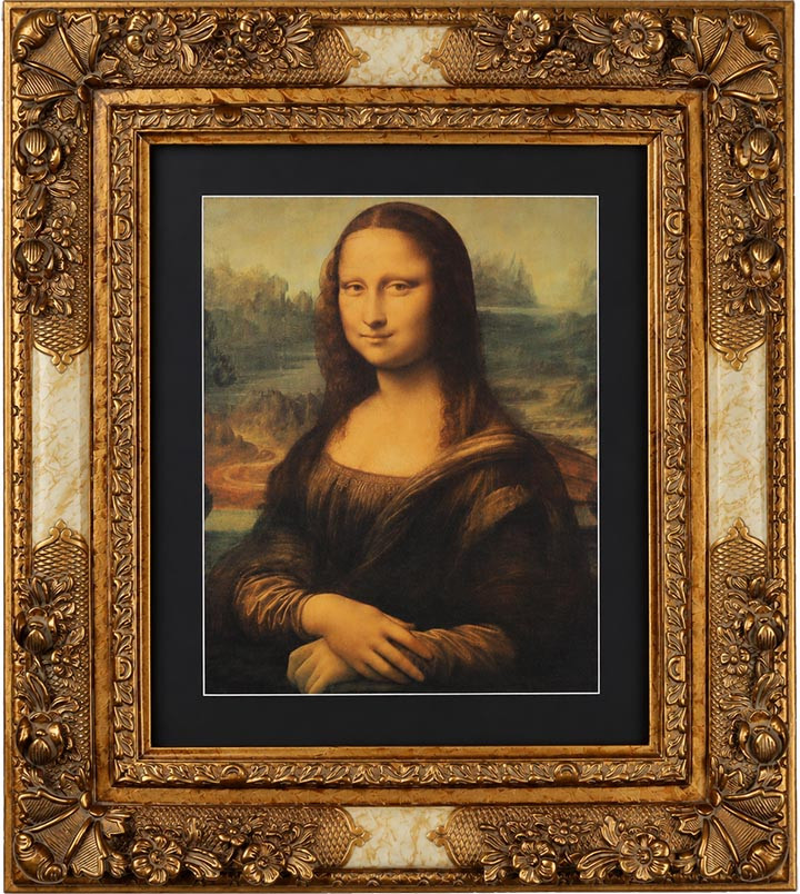 30x40 Ornate Picture Frame - 6-Inch Franklin European Royal Vintage Antique Style Frame