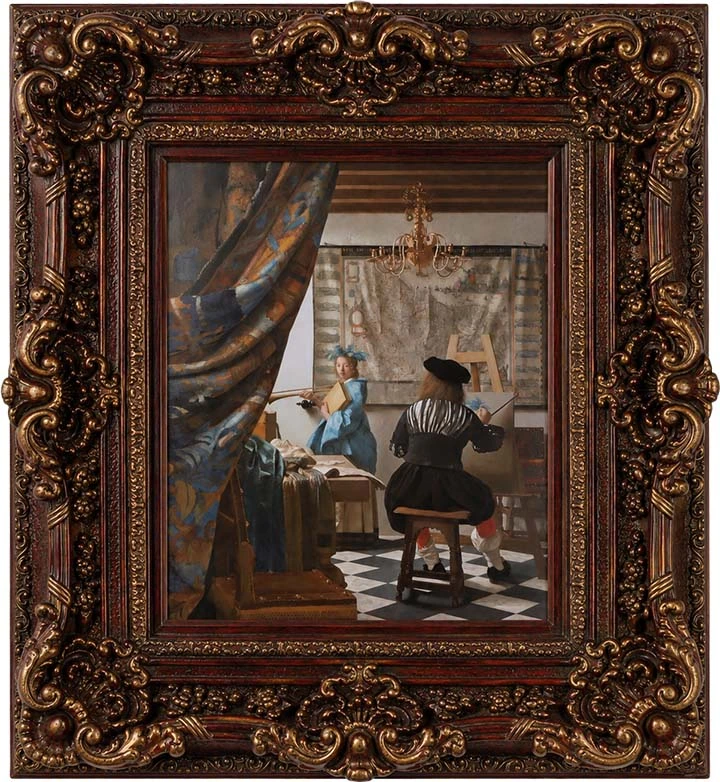 20x24 Ornate Picture Frame - 8-Inch Classic European Royal Vintage Antique Style Frame