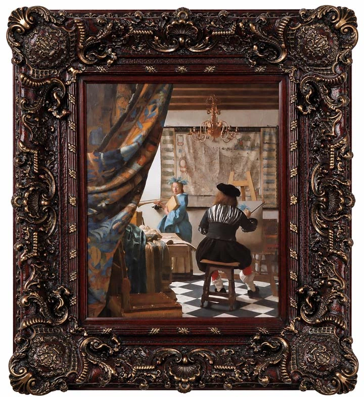 20x24 Ornate Picture Frame - 8-Inch Majestic European Royal Vintage Antique Style Frame