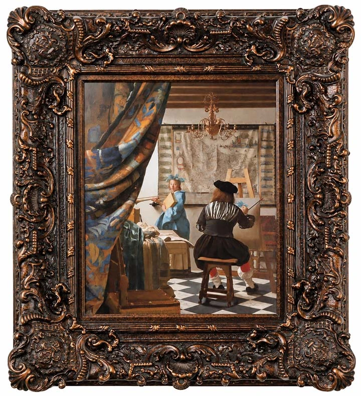 20x24 Ornate Picture Frame - 8-Inch Majestic European Royal Vintage Antique Style Frame