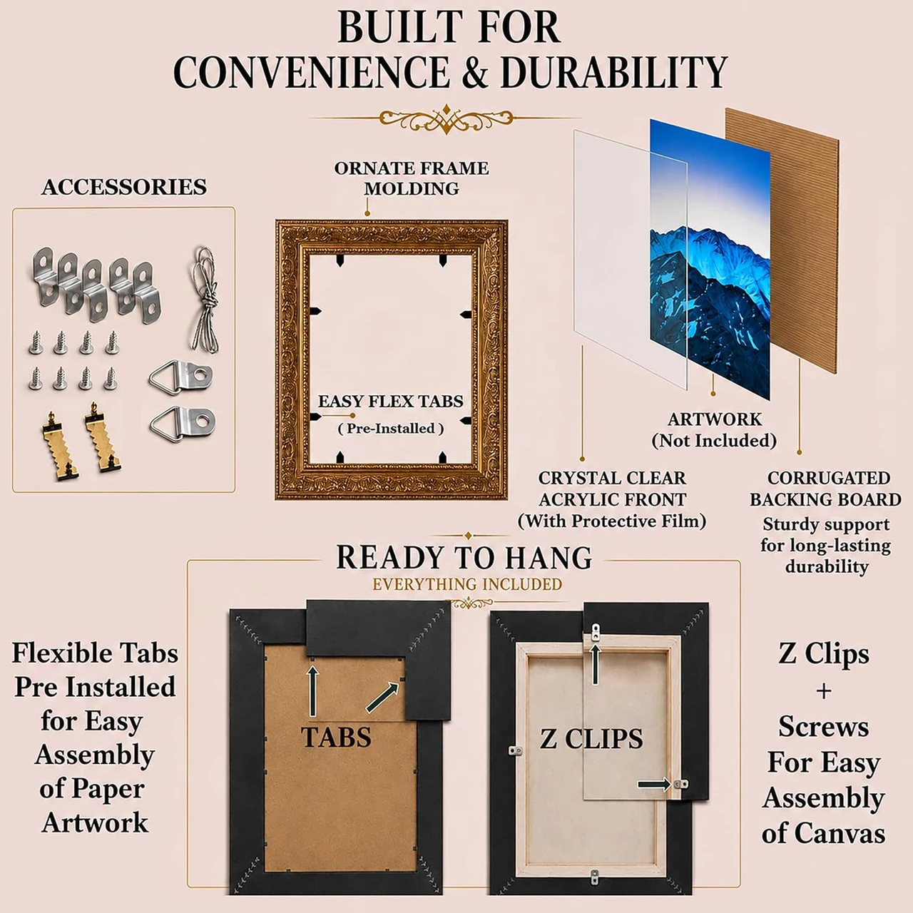 3 Inch Deluxe Wood Frames: 24X31