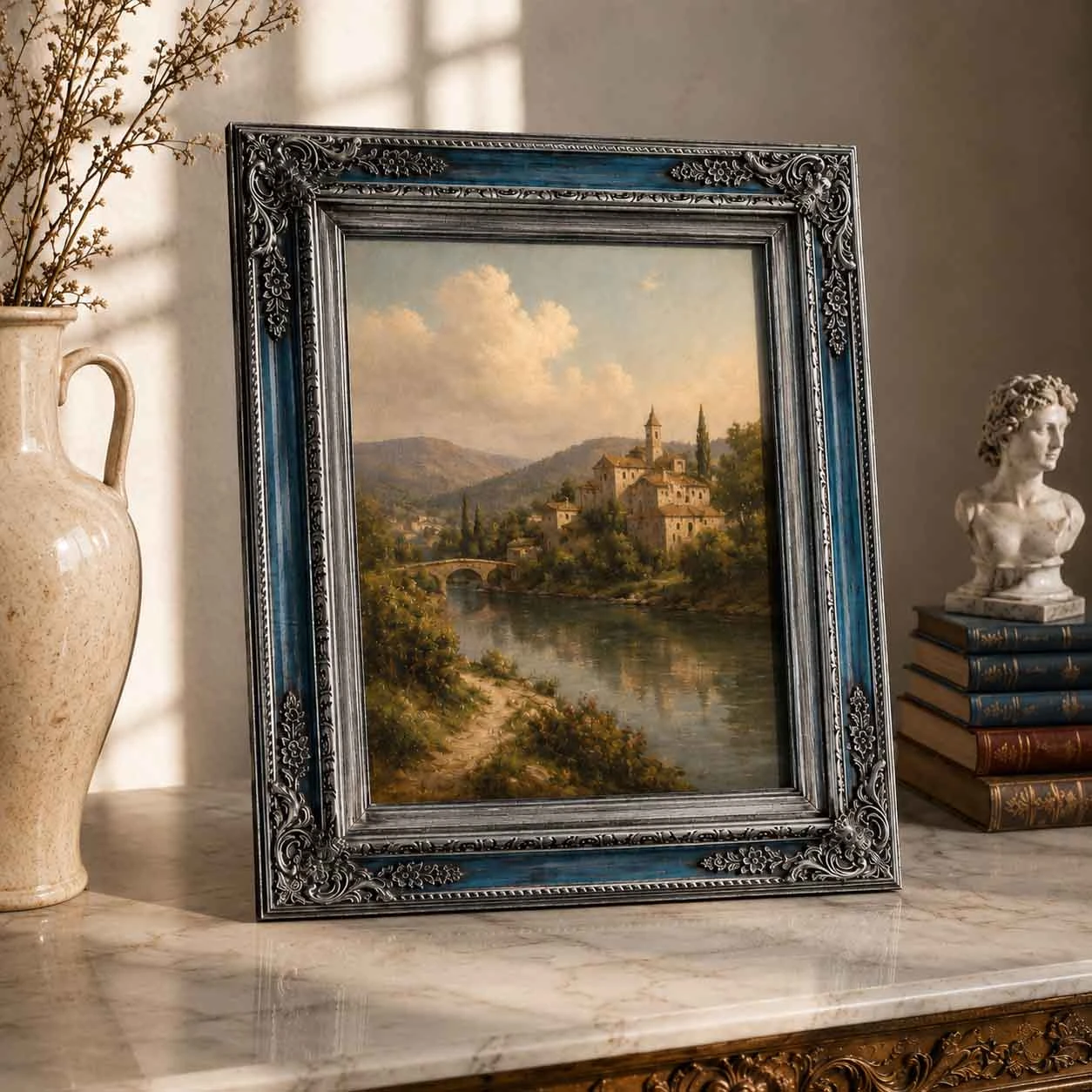 4" Ornate Wood Frames: 12X20*