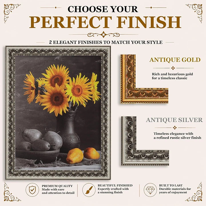 1-3/8"Polystyrene Picture Frame 3210: 27X39*