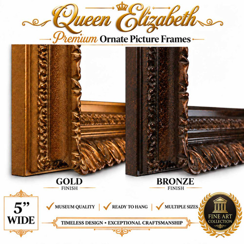 5 inch Queen Elizabeth HQ Frames: 8.5X11*