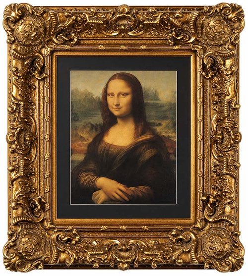 12x24 Ornate Picture Frame - 8-Inch Majestic European Royal Vintage Antique Style Frame