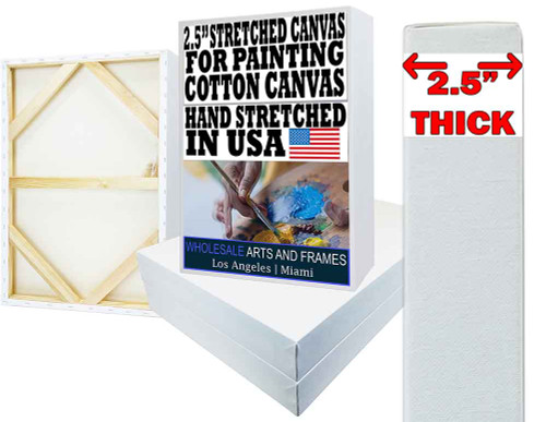 60x84 Bulk pack 2-1/2 inch stretched canvas cotton artist blank canvases 60x84 Bulk pack 2-1/2 inch stretched canvas cotton artist blank canvases