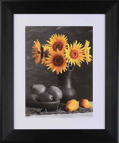 11x17 Picture Frame - Modern 2.5" Wall Poster Frame & Canvas Frame, Black Brown Silver Gold Picture Frames, 631-II