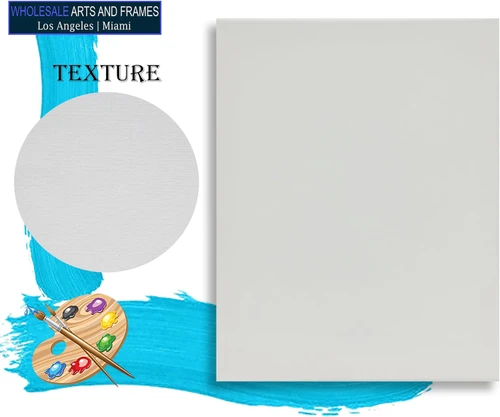 14 oz medium grain stretched linen canvas for painting 30x30 - image 2
