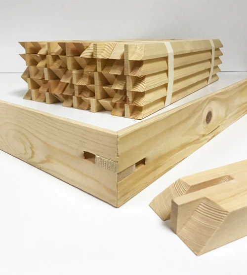 Canvas Stretcher Bars 40" 30 Pk 2.5" Heavy Duty Canvas Stretcher Frames, Extra Large Stretcher Bars for Canvas Paintings,Prints.Solid Wood Frame for Canvas Stretching Custom Size 8-144",Kiln Dried Pine