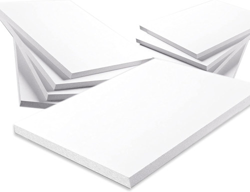 3/8"  White Acid Free Buffered Foam Core Boards  Custom Size