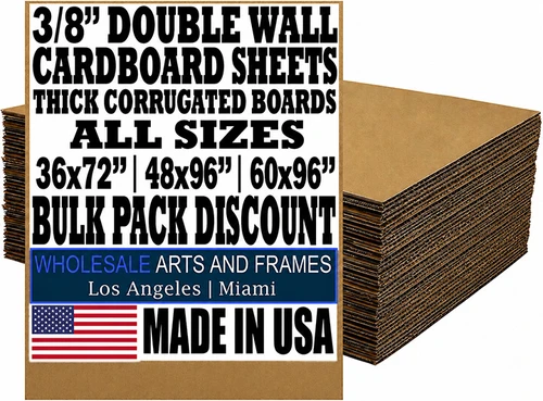 60x96 #350 Double Wall Corrugated Sheets :Bundle of 10